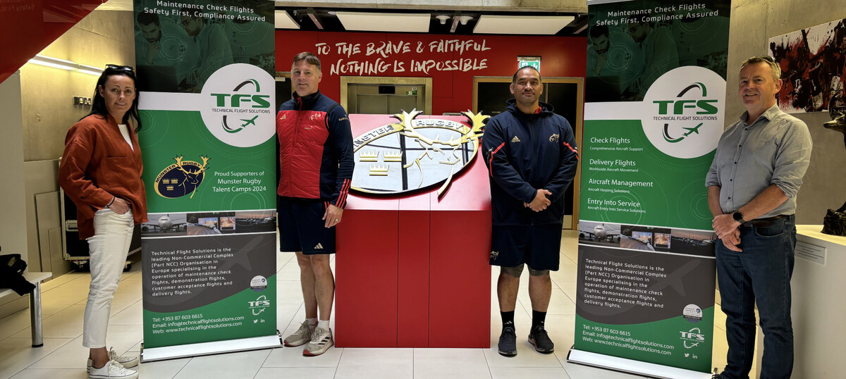 TFS - Proud Supporters of Munster Rugby Talent Group 2024